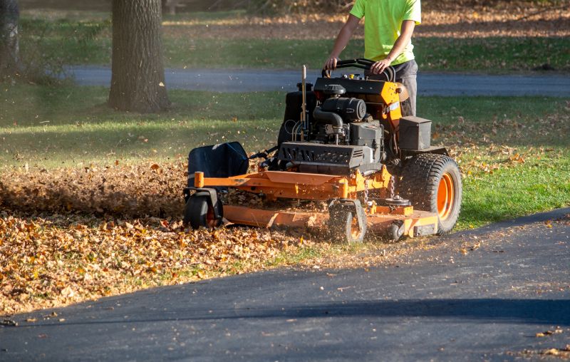 Autumn Lawn Maintenance Equipment