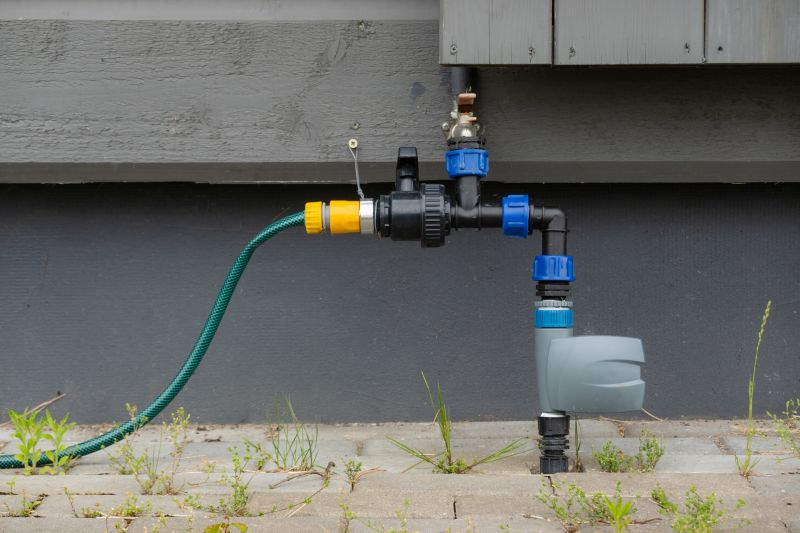 Drain valve setup